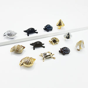 <span class=keywords><strong>Tortue</strong></span> en plastique contemporaine poignée de dessin animé armoire armoire poignée de porte chambre d'enfants tiroir conque champignon poignée accessoires - Product Image 2