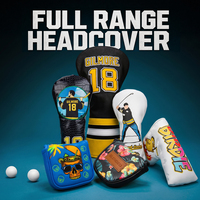 Fundas de Golf Personalizadas Premium OEM al por Mayor, Fundas de Lujo para Palos de Golf de Marca, Duraderas, de Cuero PU Profesional