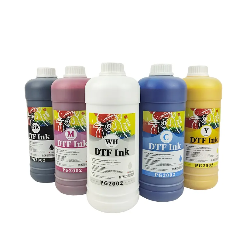 Kit de tintas de pigmento Premium DTF, 1000ml, tinta blanca para 1800 1390 P), rinter, transferencia DTF