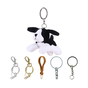 Beyaz sevimli peluş <span class=keywords><strong>mini</strong></span> oyuncak köpek anahtarlık moda küçük boy dolması yumuşak köpek peluş oyuncak - Product Image 4