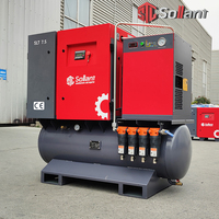 Compresseur d'air tout-en-un 4-en-1 avec récepteur d'air 500L, installation facile, certifié CE, pour ligne d'embouteillage de boissons