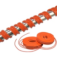 25mm Kompressor-Kurbelgehäuseheizung Silikon-Gummi-Heizband 220V HVAC Kältetechnik Anti-Flüssigkeitsmigrations-Ölheizung 28W-320W