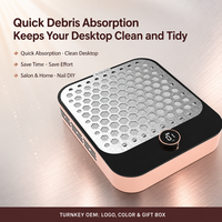 Colector de Polvo para Uñas de Rápida Absorción con Pantalla LCD Integrada, Deflector Magnético, Batería de Larga Duración y Logotipo Personalizado para Distribuidores