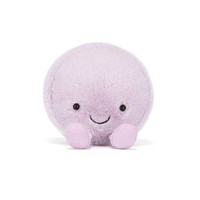 Peluche Jelly Cat Mignonne Violette, Jouets en Peluche Amuseables May Macaron, Série Amuseables, Jouets Doux, Poupées Alimentaires, Cadeau Parfait pour Anniversaire