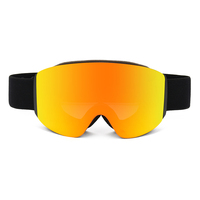 Lunettes de sport de patinage de neige de protection UV d'usine lunettes de ski extérieures personnalisées pour enfants avec lentille magnétique