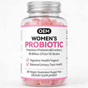 Gomitas Probióticas para Mujeres OEM/ODM para la Pérdida de Peso |   Gomitas de Vitaminas Sin Azúcar - Product Image 1