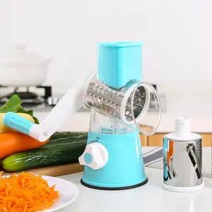 Phụ Kiện Nhà Bếp Trái Cây Slicer Của Nhãn Hiệu Cắt Cà Rốt Vắt Tay Khoai Tây Slicer Trống Vắt Tay Rau Chopper Cho Nhà Bếp