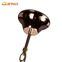 Lustre de luxe en cristal de plafond de lampe de mariage en or italienne de style moderne pour salon
