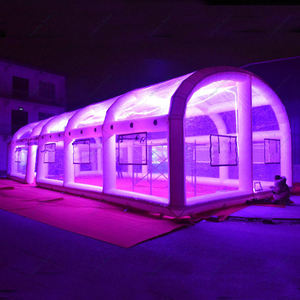 Tienda de Campaña Inflable para Acampar al Aire Libre, Tienda de Campaña Inflable con Luces LED, Casa Inflable Transparente para Eventos, Fiestas y Bodas - Product Image 3