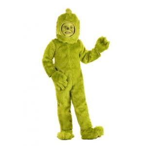 Tenue de <span class=keywords><strong>cosplay</strong></span> <span class=keywords><strong>Grinch</strong></span> monstre aux cheveux verts pour Halloween 2026 - Ensemble pantalon en fourrure pour jeu de rôle - Product Image 6