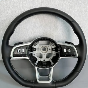 Volante para vw T6 <span class=keywords><strong>gti</strong></span>, Venta al por Mayor de Fábrica, Cuero y Carbono, Scirocco, Jetta Mk6, <span class=keywords><strong>Golf</strong></span> <span class=keywords><strong>Mk7</strong></span>, Polo - Product Image 6