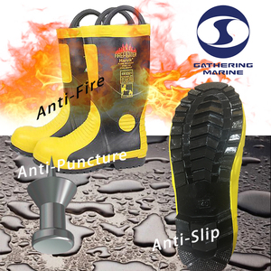 Stivali in Gomma per Vigili del Fuoco Standard EN 15090, Scarpe di Sicurezza con Punta in Acciaio, Stivali per Vigili del Fuoco e Soccorso - Product Image 2