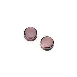 Piedras preciosas personalizadas y vidrio de <span class=keywords><strong>6mm</strong></span> a 25mm Opción disponible Cat Eye Double Flare <span class=keywords><strong>Ear</strong></span> Plug Rojo oscuro - Product Image 6