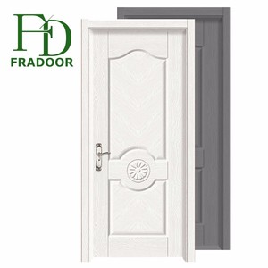<span class=keywords><strong>Puerta</strong></span> de Madera Maciza Blanca de Diseño Moderno para Dormitorio, Precio al por Mayor - Product Image 1