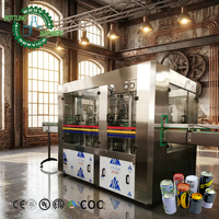 Solution clé en main : Ligne de remplissage entièrement automatique de canettes en aluminium 6000 CPH avec sertisseuse isobare 18 en 1 pour boissons gazeuses
