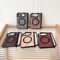 Étui de téléphone magnétique antichoc en cuir de luxe pour iPhone Duo, accessoires de téléphone portable en PU estampés à chaud pour iPhone 18 Duo