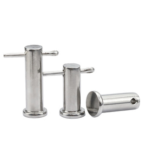 Goupille cylindrique en acier inoxydable à huit directions GB882 Type B avec trou, tête plate, 3 4 5 6 8 10 12 mm - Product Image 1
