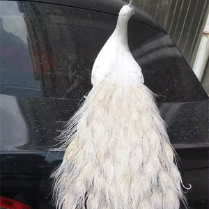 Decoración al aire libre Paisaje Tamaño real Resina Animal Fibra de vidrio Estatua de pavo real - Product Image 6