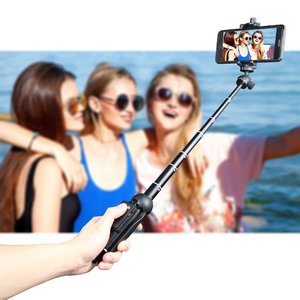 YUNTENG 9928 Không Dây Blue-Teeth Remote Selfie Stick Giá Đỡ Điện Thoại Monepad Giá Đỡ 3 Trong 1 Chân Máy Ảnh Cho Điện Thoại Thông Minh - Product Image 4