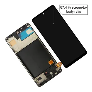 OEM gốc thay thế điện thoại di động Hiển thị màn hình LCD di động cho Samsung A51 A515 với khung