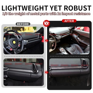 ชิ้นส่วนตกแต่งภายในรถยนต์คุณภาพสูง คาร์บอนไฟเบอร์แห้ง แบบ OEM สำหรับตกแต่งเบาะนั่งผู้โดยสาร สำหรับชุดตกแต่งภายใน Ferrari 458 - Product Image 3