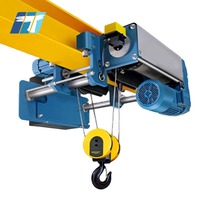 Palans électriques à câble de 10 tonnes avec commande suspendue et télécommande, IP55 CE ISO, personnalisables, style européen, palan électrique à poutre simple
