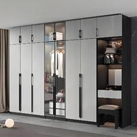 Armoire en bois simple sur mesure Kejia, meubles de chambre à coucher, armoire de rangement de luxe avec porte en verre, armoires pour enfants, placards de chambre à coucher