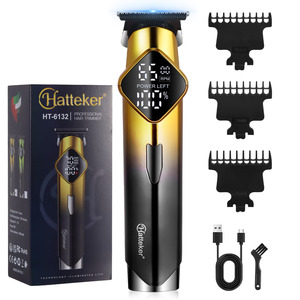 Hatteker HT-6132 - Cortapelos Eléctrico Digital LCD para Hombre, Tijeras de Estilismo para Cabello, Recortadora Corporal con Degradado para Hombres - Product Image 3