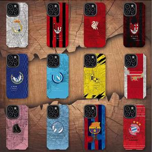 Custodia Morbida Anti-Impronta e Anti-Caduta per iPhone 17 Pro Max/14 Plus/15 con Design 3D Stemma Barcellona Termo-Stampata - Product Image 1