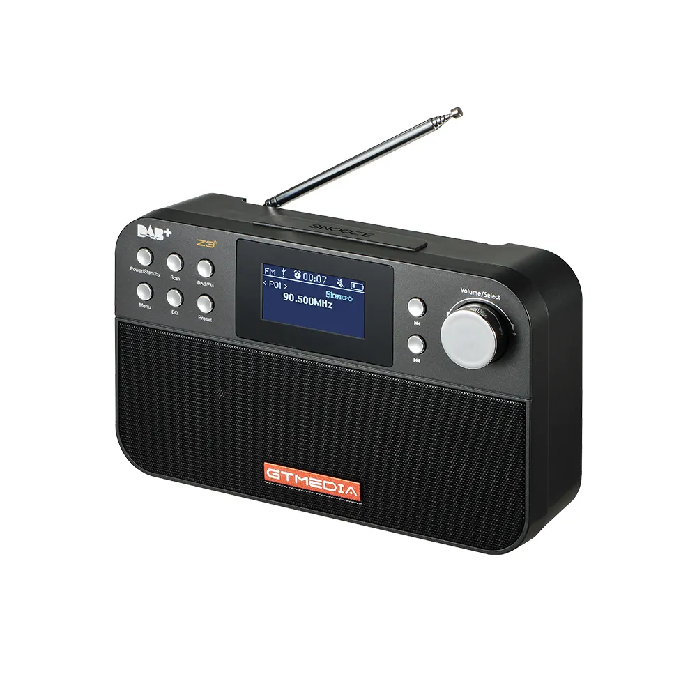 Hoge Kwaliteit Dab Digitale Usb Fm Radio Met Mp3 Player Gift Promotie 2.4 Inch Lcd Zwart Wit Display Geschikt Australië europa