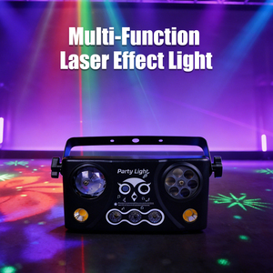 ไฟดิสโก้ RGBW 5-in-1 จากโรงงานโดยตรง พร้อมรีโมทควบคุมเสียง DMX512 ไฟ LED เลเซอร์ สโตรบ บีอาย สโตรบ สำหรับงานปาร์ตี้ ดีเจ คาราโอเกะ บาร์ - Product Image 2