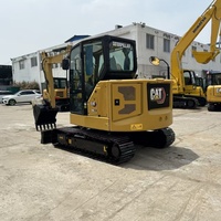 Mini-excavatrice sur chenilles CAT 306.5E d'origine japonaise, réservoir de carburant de 105 L, accessoires personnalisés, économie de carburant, pour travaux agricoles, canalisations, aménagement paysager