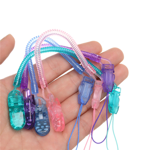Custom plastic pacifier soother holder pacifier clip for baby