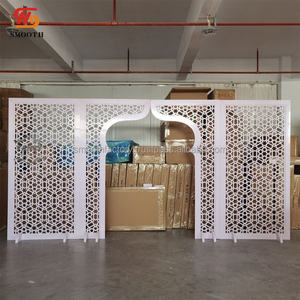 Arco Decorativo LEDA de Lujo para Bodas, Diseño Plateado, Juego de 3 Piezas, Arco para Decoración de Bodas - Product Image 4