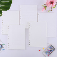 Vente en gros A5 A6 A7 M5 planificateur créatif configurable multifonctionnel à feuilles mobiles journal laitier cahier papier de remplissage intérieur