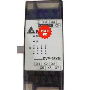 Módulo de entrada digital Delta Dvp 08xm de 8 puntos para aplicaciones industriales de E/S - Product Image 1