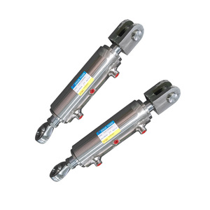 Vérin hydraulique soudé chromé dur d'occasion, simple effet, alésage 63 mm, course 300 mm, joint Hallite à fourche - Product Image 2