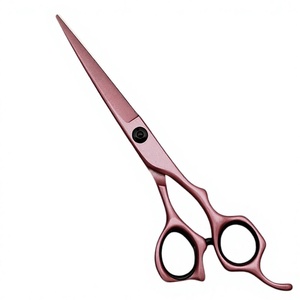 Ciseaux à cheveux en acier inoxydable rose gold, ciseaux professionnels pour coiffeur, pour le coiffage et le soin des sourcils - Product Image 1