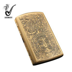 Portasigarette in Metallo Ultra-Sottile Personalizzato Creativo Portatile Resistente all'Umidità e alla Pressione Regalo per Uomo - Product Image 2