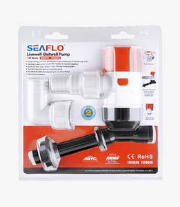 Pompe à diaphragme électrique SEA FLO 13E 1100GPH pour vivier et bac à appâts, 12V, pour eau de <span class=keywords><strong>mer</strong></span>, <span class=keywords><strong>kayak</strong></span>, personnalisable OEM - Product Image 2