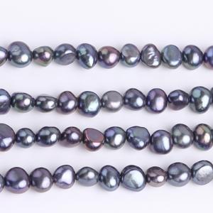 ไข่มุกคุณภาพสูงเกรด AAAA 6-7มม. ไข่มุกไข่มุกธรรมชาติแบบสองด้านไข่มุกธรรมชาติทรงหลวมสาม - Product Image 1