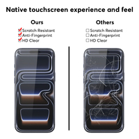 Protection d'écran en verre trempé HD transparent pour iPhone 17 et iPhone 17 Pro Max