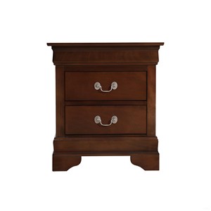 โต๊ะข้างเตียง 2 ลิ้นชัก รุ่น Louis Phillipe G3125 สีคาปูชิโน - Product Image 4