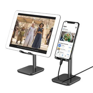 Metal telefon standı hücre yüksekliği ayarlanabilir telefon standı cep telefonu standı tutucu standı