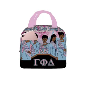 Gamma Phi Delta Lunch Kühltasche thermische Mittagstüte tote-Tasche einfach und neu modisch Mittagstüte isoliert