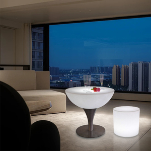 Luminous Round <strong>Small</strong> Waist bar <strong>Table</strong> Outdoor Waterproof Plastic <strong>Table</strong> Outdoor Garden Wedding Hotel Led <strong>Table</strong> - Product Image 3