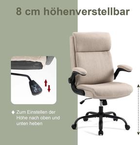 Chaise de bureau moderne en maille réglable, confortable, inclinable, pour la sieste, chaise de bureau ergonomique haut de gamme, accoudoirs rabattables - Product Image 5