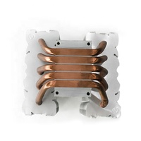 Disipador de Calor para CPU de Cinco Núcleos de Cobre y Aluminio, Alta Disipación de Calor, OEM, Compatible con Sockets 1156/1150/1155, Carcasa de Ordenador con LED RGB, Garantía de 3 Años