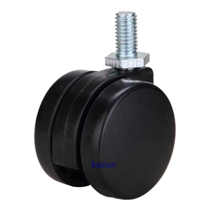 Ruedas Giratorias Dobles de Alta Resistencia Directas de Fábrica, Diseño sin Frenos, Ruedas de Repuesto para Sillas de Oficina - Product Image 1