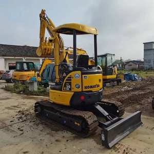 Mini Excavadora Usada Komatsu PC 35 MR en Buen Estado, Excavadora de Orugas Usada de Buena Calidad, Original de Japón en Existencia, Gran Oferta - Product Image 1